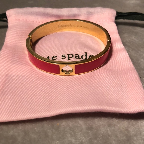 kate spade Jewelry - ♠️KATE SPADE HOLE SPADE 10MM HINGE BANGLE